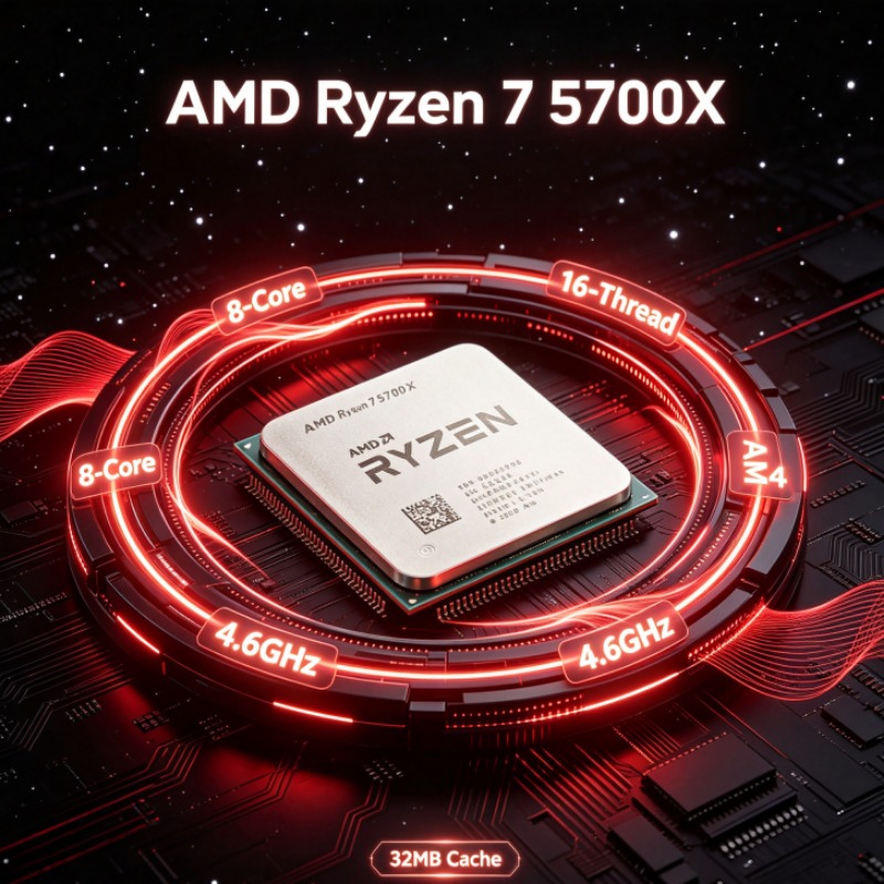 Amd Cpu Ryzen 7 - Процессор AMD Ryzen 7 5700X, 8