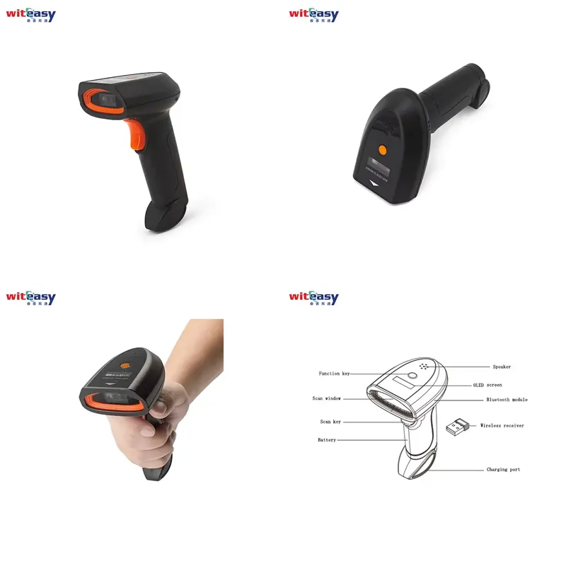 Barcode Scanner 2D - Обычный портативный 2D беспроводной сканер штрих-кодов