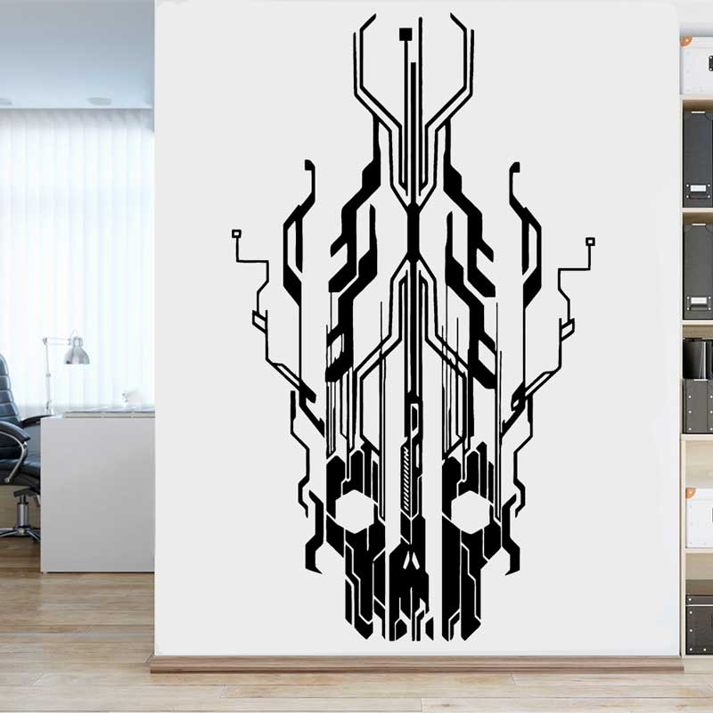 Виниловая наклейка на стену в  – обзор и цена Tech Office Wall Decor