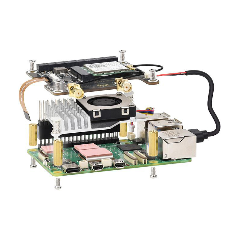 Плата PCIe To M.2 E KEY HAT+,  – обзор и цена Raspberry Pi Keyboard
