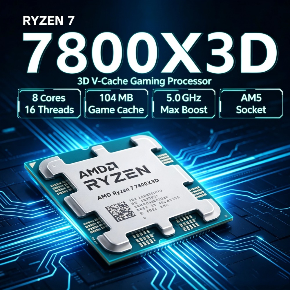 Процессор AMD Ryzen 7 7800X3D  – обзор и цена Amd Cpu Ryzen 7