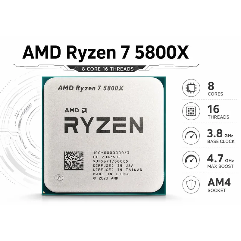 Процессор AMD Ryzen 7 5800X (р – обзор и цена Amd Cpu Ryzen 7